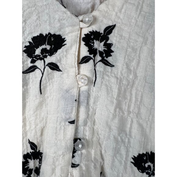 Zara Crepe Floral Dress - Picture 3 of 12